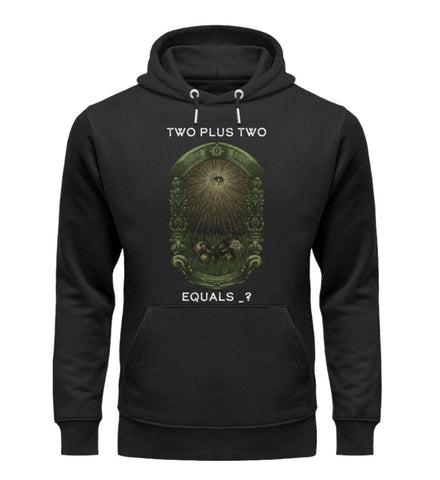 Bio-Kapuzenpullover/Hoodie 1984 "Two Plus Two" - Vestes non Verba